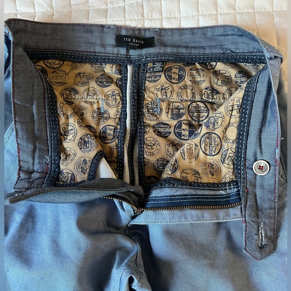 Ted Baker Blue Dress Pants - size 28R - Picture 1 of 7